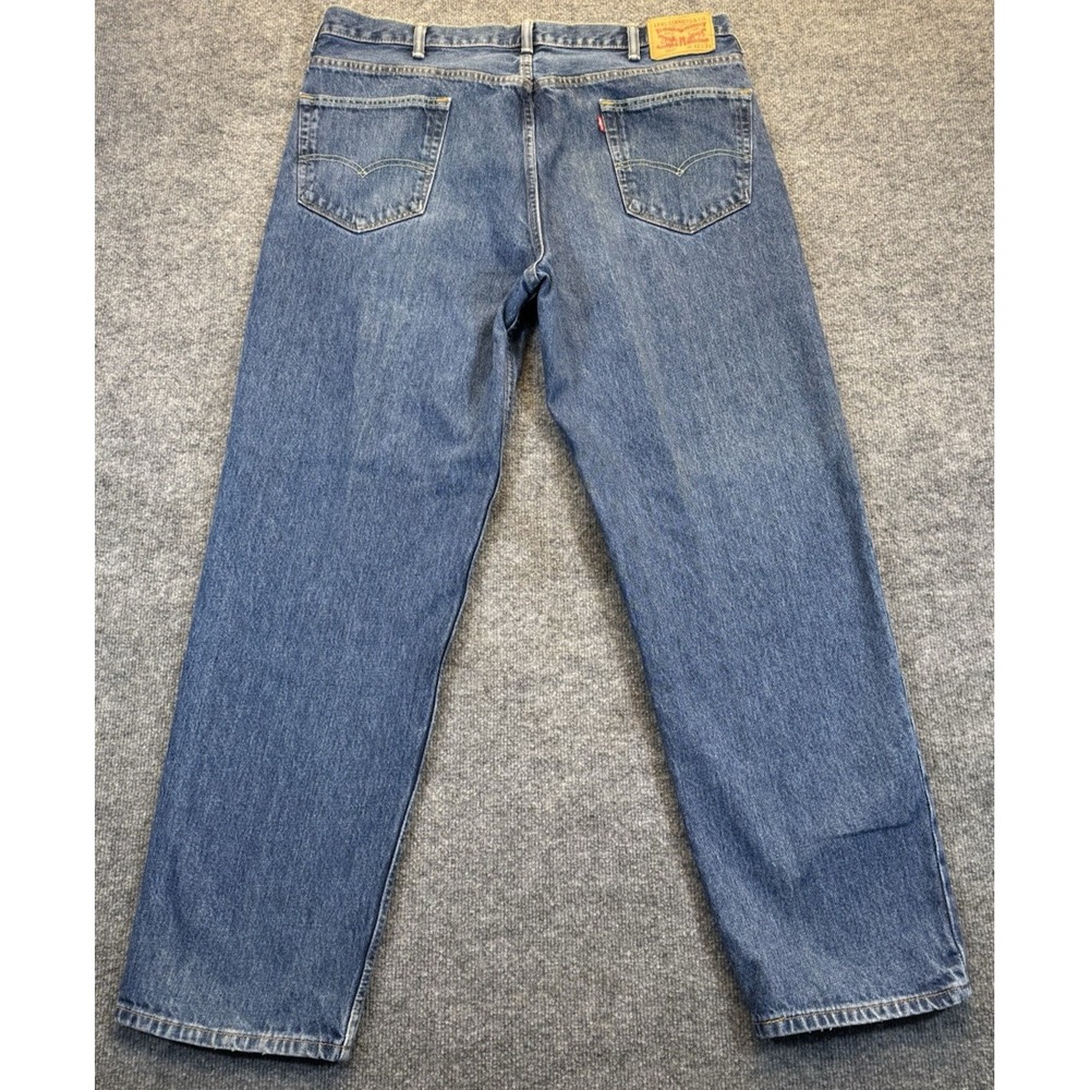 Levi's 550 Relaxed Fit Jeans Men's Size W42 L34 Blue Denim